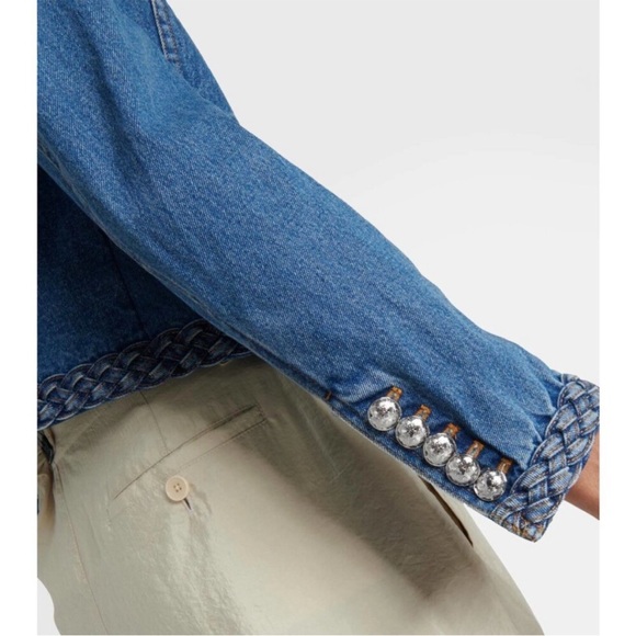 Veronica Beard Arrowe Medium Wash Denim Jacket - Picture 12 of 14